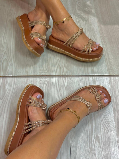 Sandalia Flatform Mariah | PAGUE 1, LEVE 2 PARES!