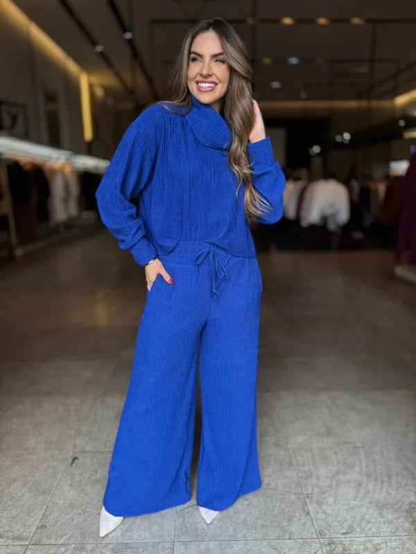 Conjunto Lavínia em Tricot | Blusa + Calça [PROMOÇÃO OUTONO INVERNO]