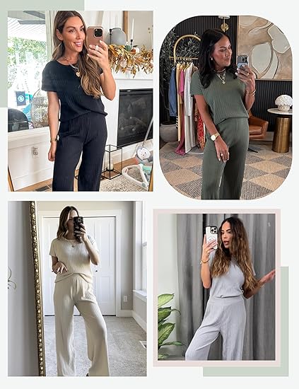 Conjunto (Blusa + Calça) Crochê Macio [PAGUE 1 LEVE 2]