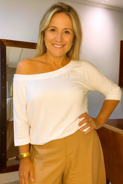 (KIT COM 4) Blusinha Soft Manga 3/4 [PROMOÇÃO PRIMAVERA/VERÃO]