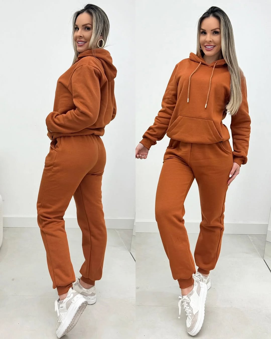 Conjunto Sophia Moletom Flanelado | Blusa + Calça [PROMOÇÃO OUTONO INVERNO]