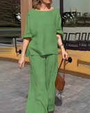 Conjunto Liana | Linho Premium - Sofisticação e elegância em 2 peças + Frete Grátis