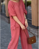 Conjunto Liana | Linho Premium - Sofisticação e elegância em 2 peças + Frete Grátis