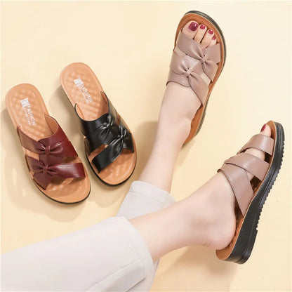 Sandalia de Couro Lady Ortopédica -  [COMPRE 1 LEVE 2 PARES]