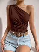 (KIT COM 3) Body Feminino Suplex Plissado | PROMOÇÃO DE VERÃO