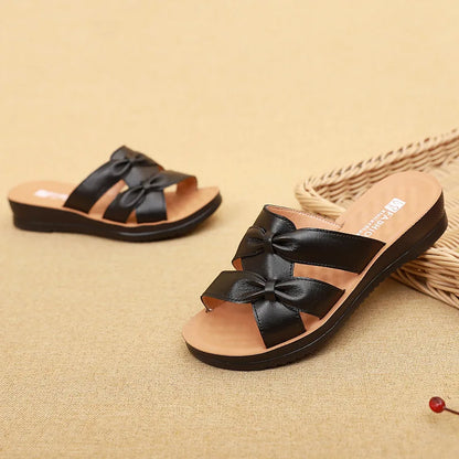 Sandalia de Couro Lady Ortopédica -  [COMPRE 1 LEVE 2 PARES]