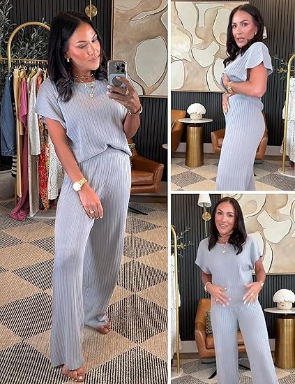 Conjunto (Blusa + Calça) Crochê Macio [PAGUE 1 LEVE 2]