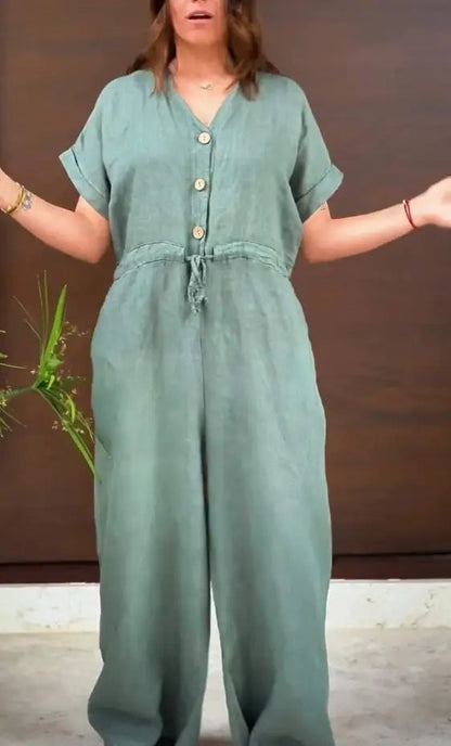 Macacão de Linho Solare™ - Compre 1 Macacão Solare™ e leve 3