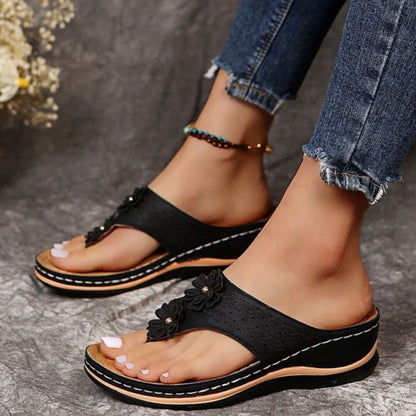 Sandália Feminina Ortopédica Flowers