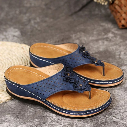 Sandália Feminina Ortopédica Flowers